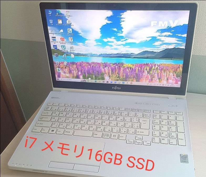 送料関税無料】 富士通 Amazon LIFEBOOK AH77/S 新品SSDメモリ12GB