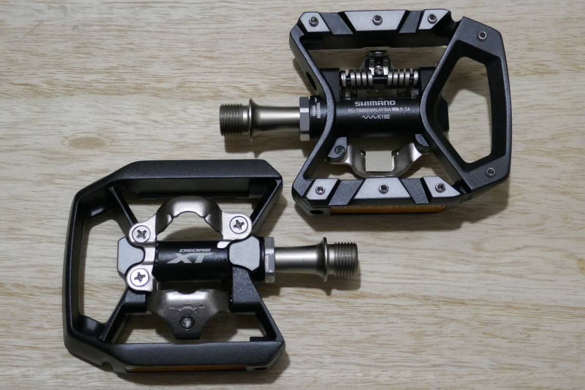 経典ブランド DEORE SPD PD-T8000 SHIMANO XT ビンディングペダル