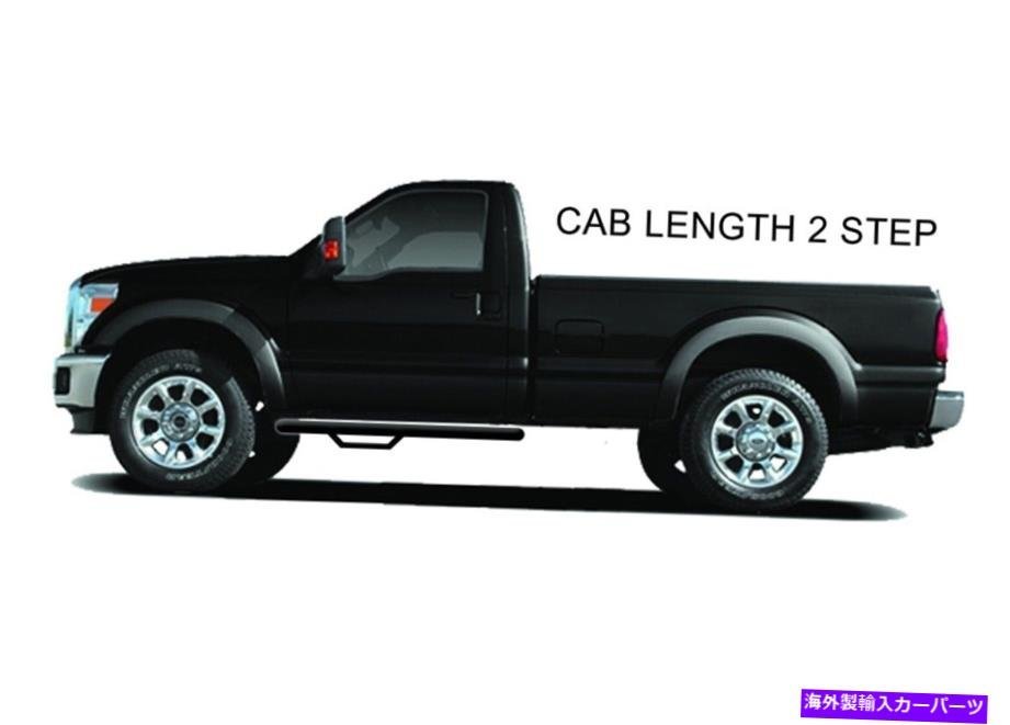 Nerf Bar N-FAB CABの長さ2ステップバー88-98シボレーGMC C | Kピックアップ1500 2500拡張タクシー N-Fab Cab Length 2 Step Bars 88-98 C_画像3