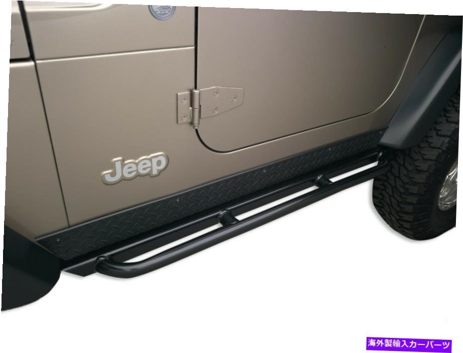 Nerf Bar ボディアーマーTJ-4121ロッククローラーサイドガードは97-06ラングラー（TJ）に適合します Body Armor TJ-4121 Rockcrawler Side_画像2