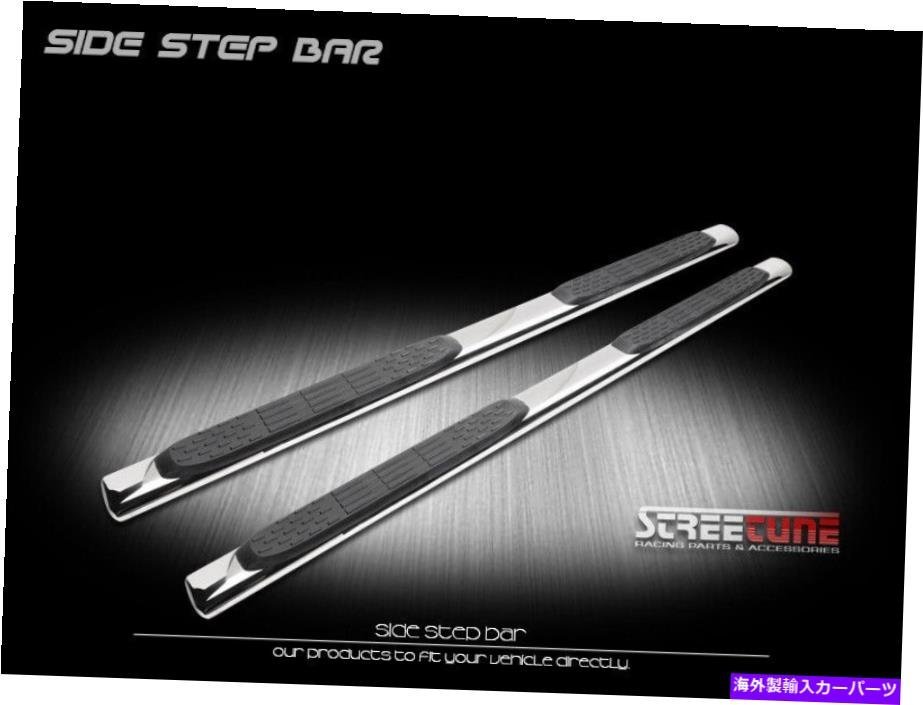 Nerf Bar 15-21 Ford F150/17-21 F250/F350 SuperCrew 4 楕円形のクロムサイドステップNERFバー For 15-21 Ford F150/17-21 F250/F350 Su_画像2