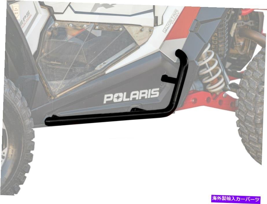 Nerf Bar Polaris RZR XP Turbo（2016+）のSuperATVヘビーデューティナーフバー - ブラック SuperATV Heavy Duty Nerf Bars for Polaris R_全国送料無料サービス!!
