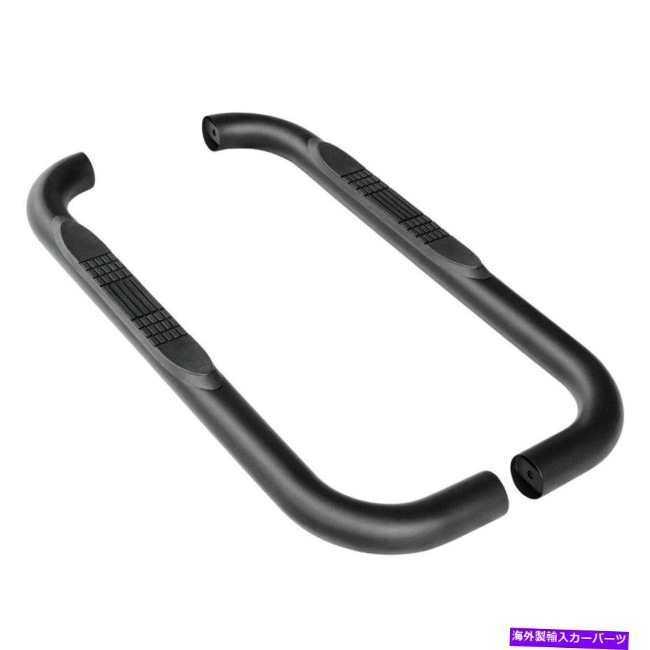 Nerf Bar 87-06用ジープラングラーTJ YJ 3 ラウンドスチールナーフバーサイドステップランニングボード for 87-06 Jeep Wrangler TJ YJ 3_画像2