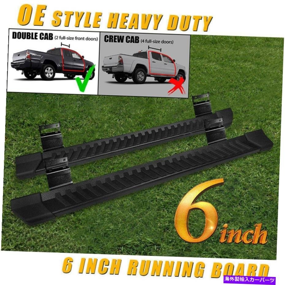 Nerf Bar 6 for 09-14 FORD F150 SUPER/EXT CABサイドステップランニングボードNERFバーvグレー 6 For 09-14 Ford F150 Super/Ext Cab S_全国送料無料サービス!!