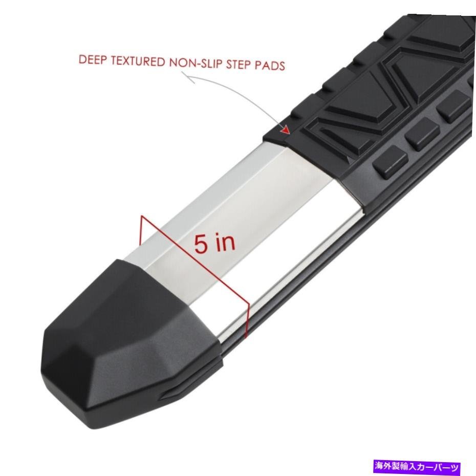 Nerf Bar 5 wアルミニウムランニングボードサイドステップ07-19シルバラード/シエラエクステキ 5W Aluminum Running Board Side Step Ne_画像3