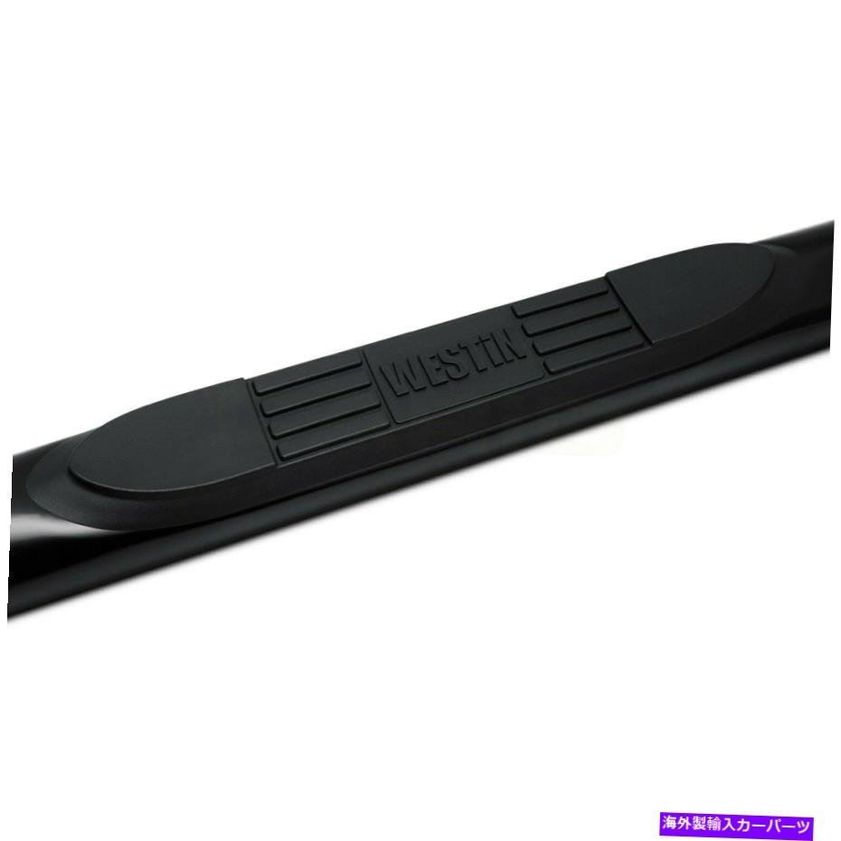 Nerf Bar シボレーコロラド04-12ウェスティン3 Eシリーズキャブの長さブラックラウンドステップバー For Chevy Colorado 04-12 Westin 3_画像2
