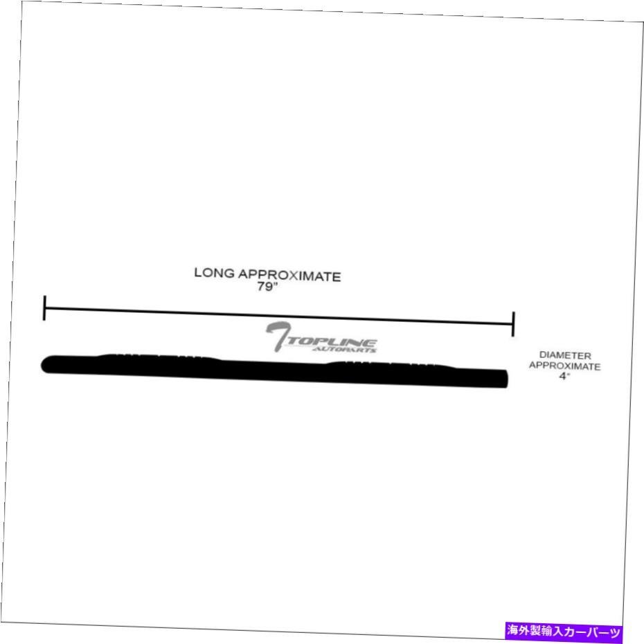 Nerf Bar 04-12コロラド/キャニオンクルーのトップライン4 楕円形のサイドステップナーフバー - ステンレス Topline For 04-12 Colorado/_画像3