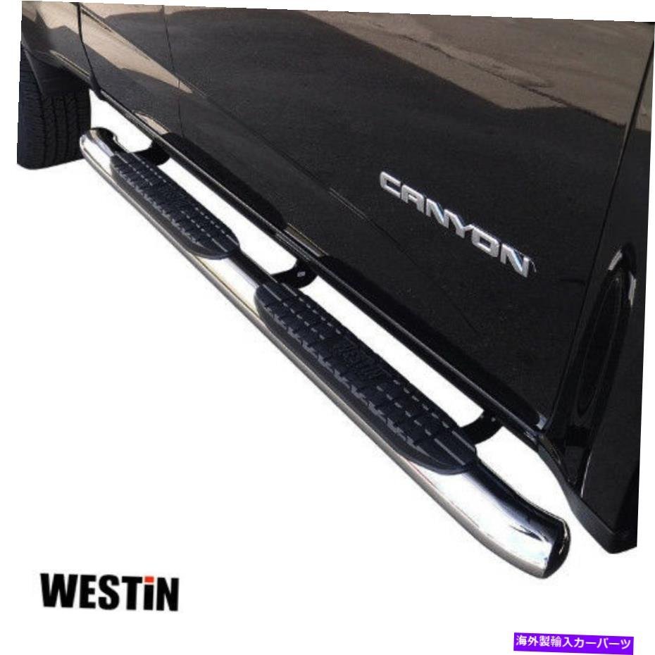 Nerf Bar ウェスティン4 楕円形のサイドステップバーSSフィット08-14 GMCシエラ2500クルーキャブノンディーゼル Westin 4 Oval Side Ste