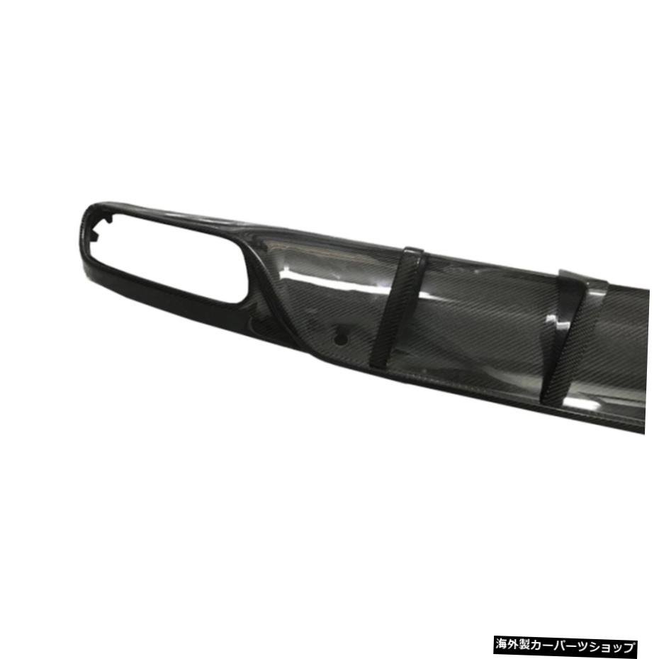 ベンツCクラスW205C300C63AMGセダン2015-2018 Real Carbon Fiber Rear Bumper Shovel Lip Diffuser Decoration For BENZ C-Class W205 C30_画像3