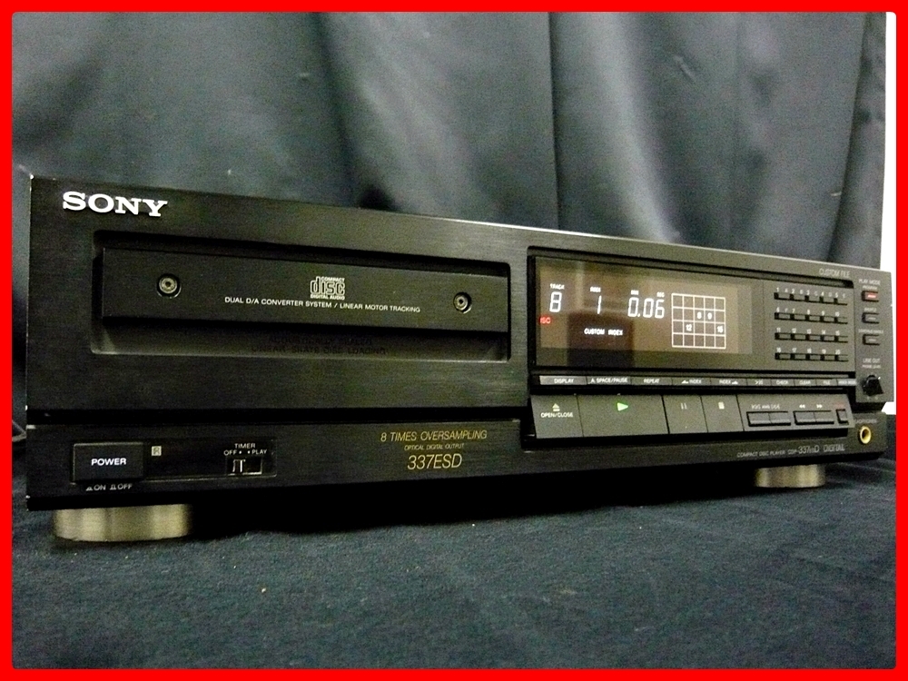 SONY CDプレーヤー CDP-337ESD DACは人気の TDA1541 www.cicc.ky
