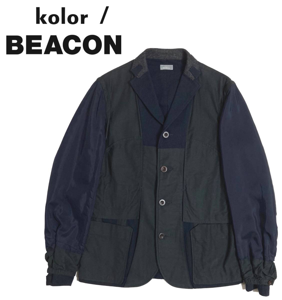 Kolor beacon イージー テーパード ウール ダブル仕上げ スラックス | schwanzbilder-held.com