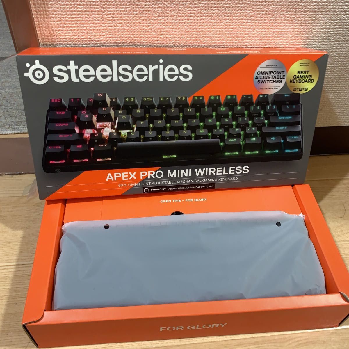 メール便対応! 【新品・未使用】APEX PRO MINI 60% WIRELESS