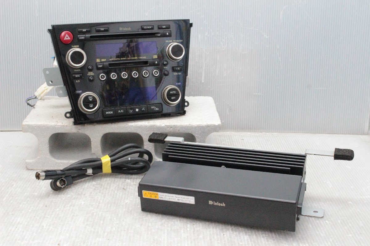 レガシィ ツーリングワゴン BP5 マッキントッシュ オーディオ CD6連 MD