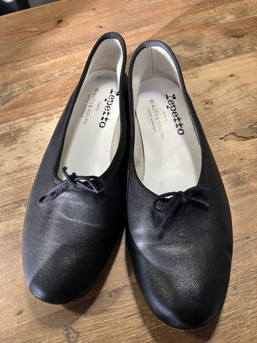 あすつく】 ☆美品！ユナイテッドアローズ別注！repetto バレエ