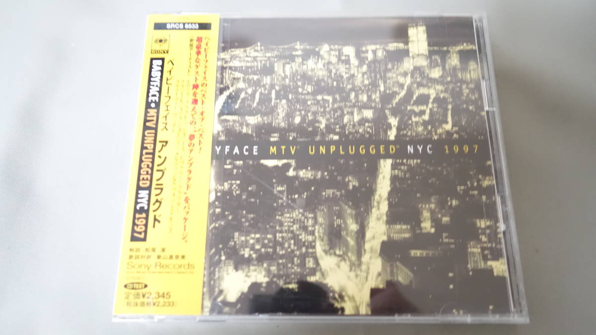 【即決】CD ベイビーフェイス Babyface/ MTV Unplugged NYC 1997 アンプラグド　 国内初期帯_画像1