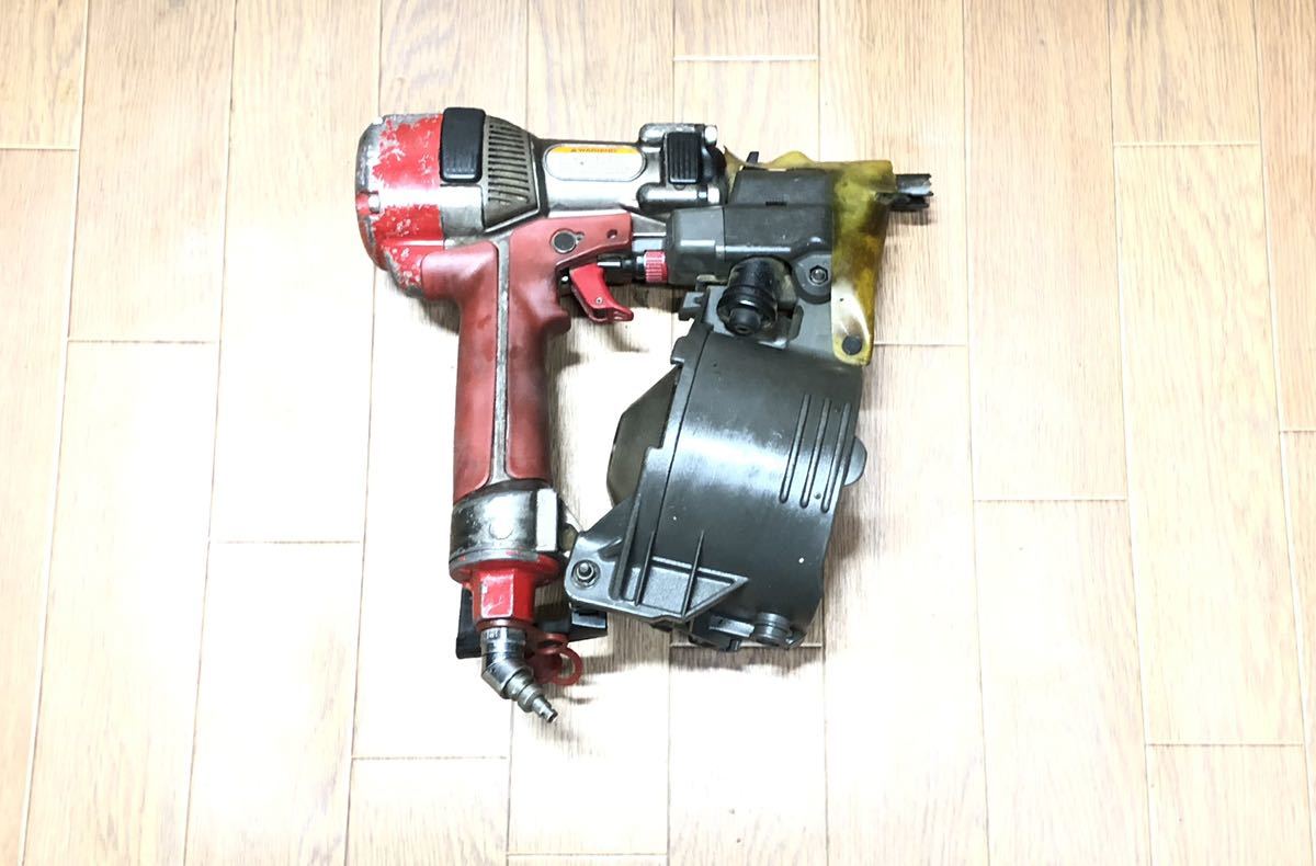 動作確認済 MAX マックス HN-65 高圧 スーパーネイラ 65㎜釘打ち機 釘
