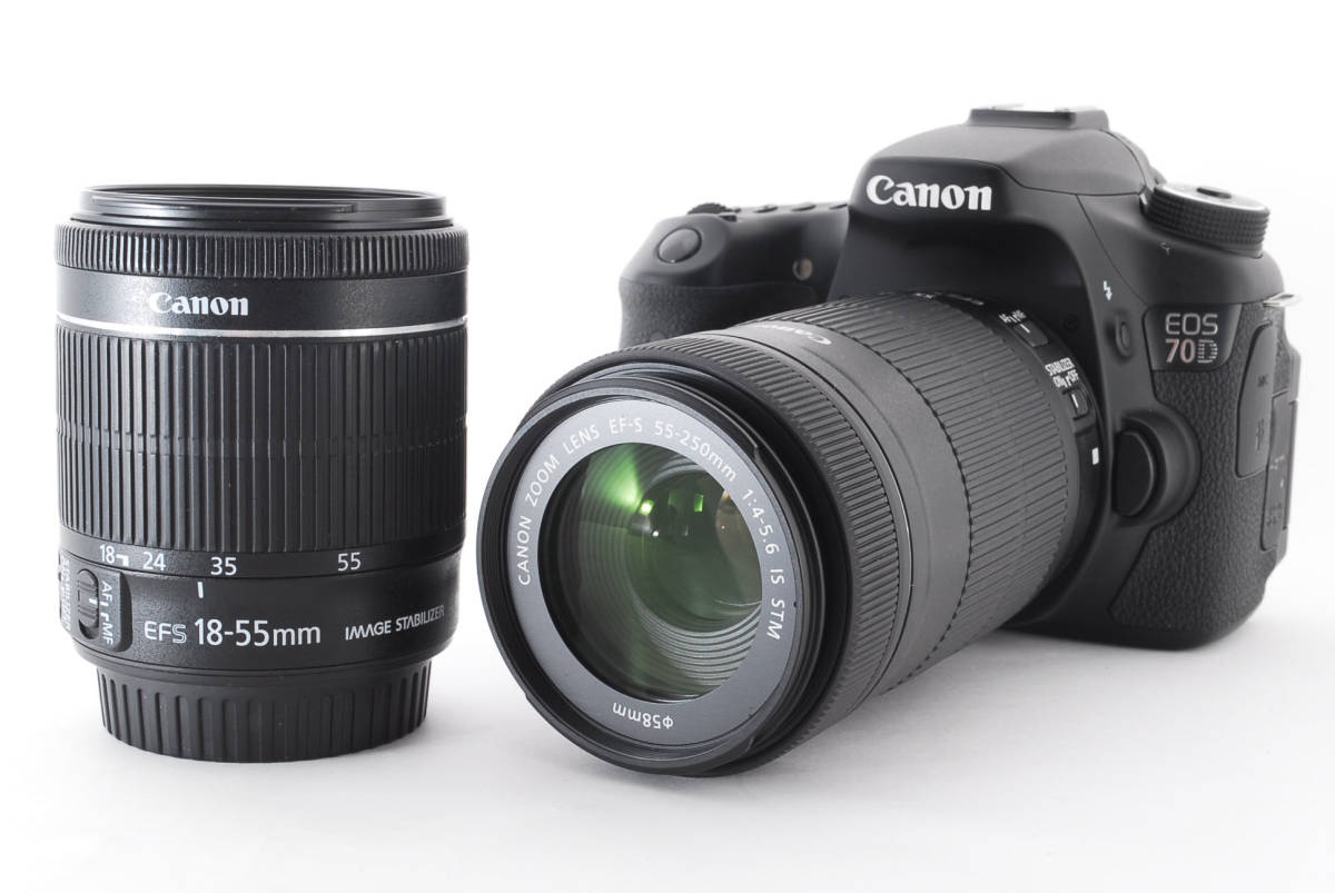 Canon EOS 70D(W) Wズームキット 使用回数わずか speufpel.com