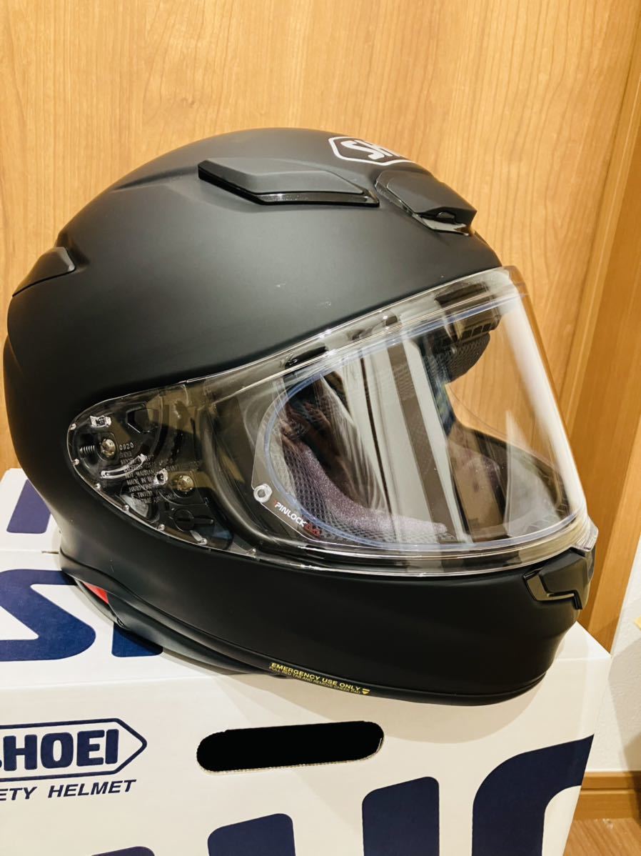 数回使用のみ SHOEI Z-8 マットブラック Lサイズ 付属品完品 数回使用のみ SHOEI Z-8 マットブラック Lサイズ 付属品完品