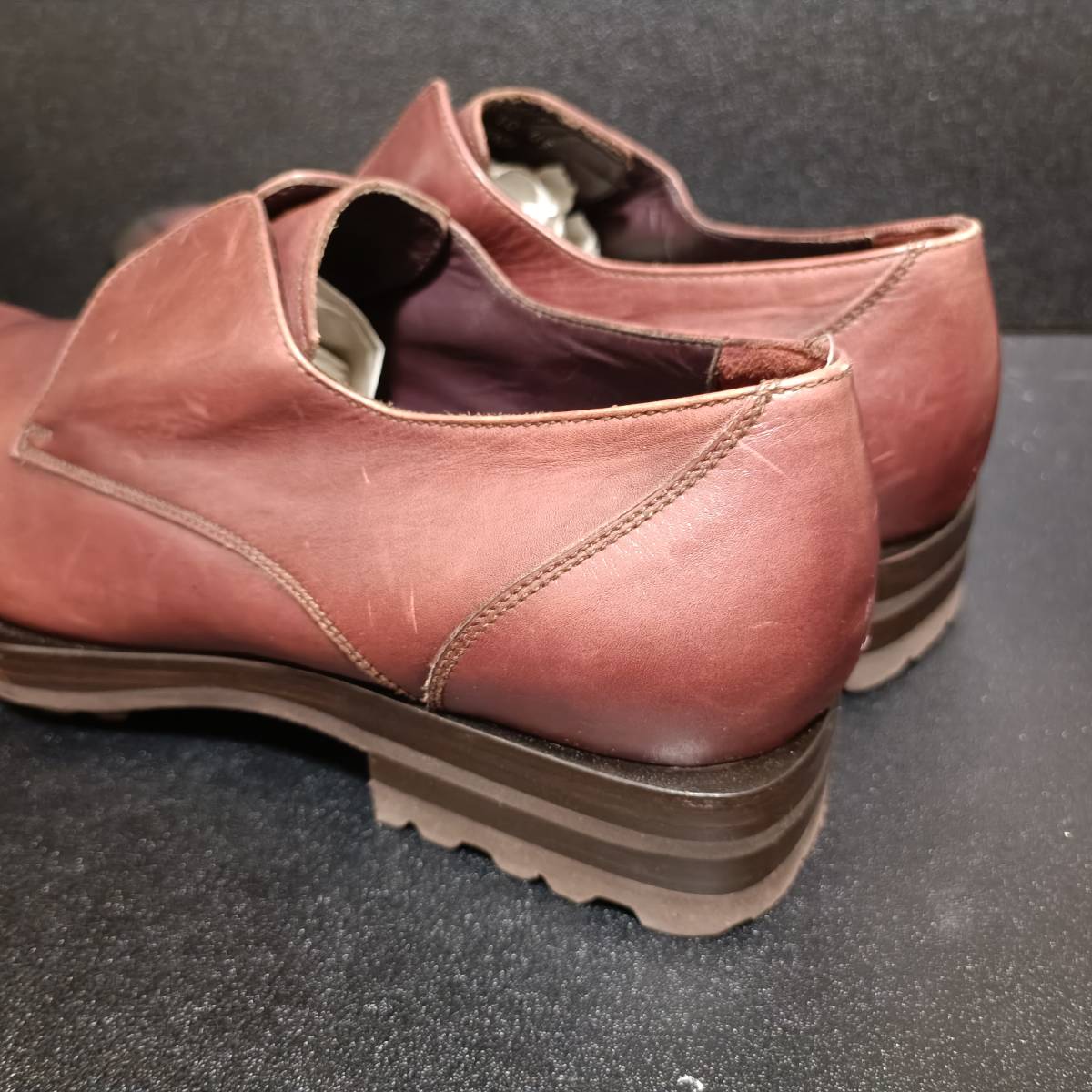 ジーゼニア（ZZegna） イタリア製革靴 ボルドー 43_画像7