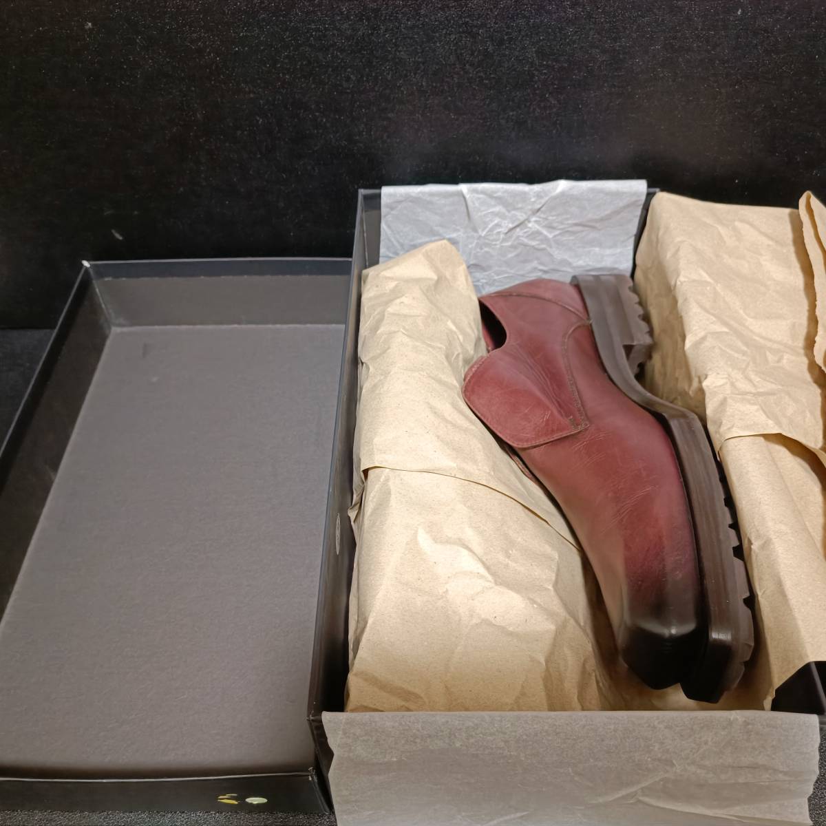 ジーゼニア（ZZegna） イタリア製革靴 ボルドー 43_画像10