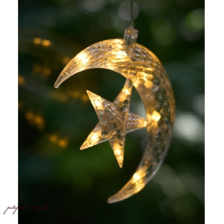 LED light moon & Star Galland light decoration patamin illumination objet d'art miscellaneous goods display Christmas 