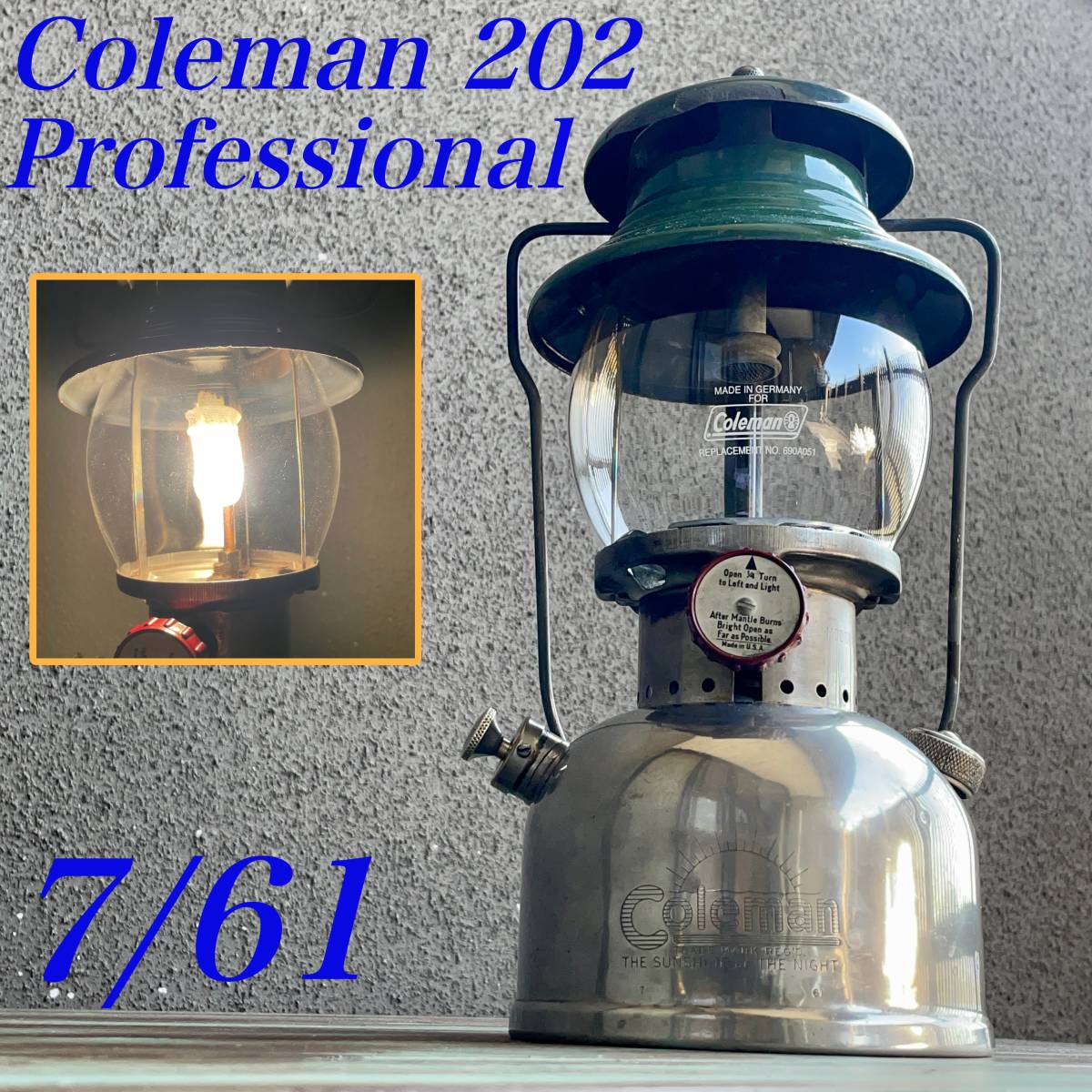 ◎メンテ・点火確認済◎Coleman 202 Professional コールマン