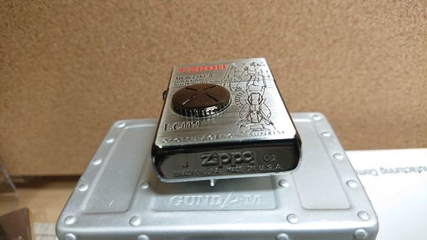 ZIPPO 　ジッポ　ガンダム　ZＥON　ジオン　MS-06 ZAKUⅡ ザク2　U.C.0079　未使用　_画像6