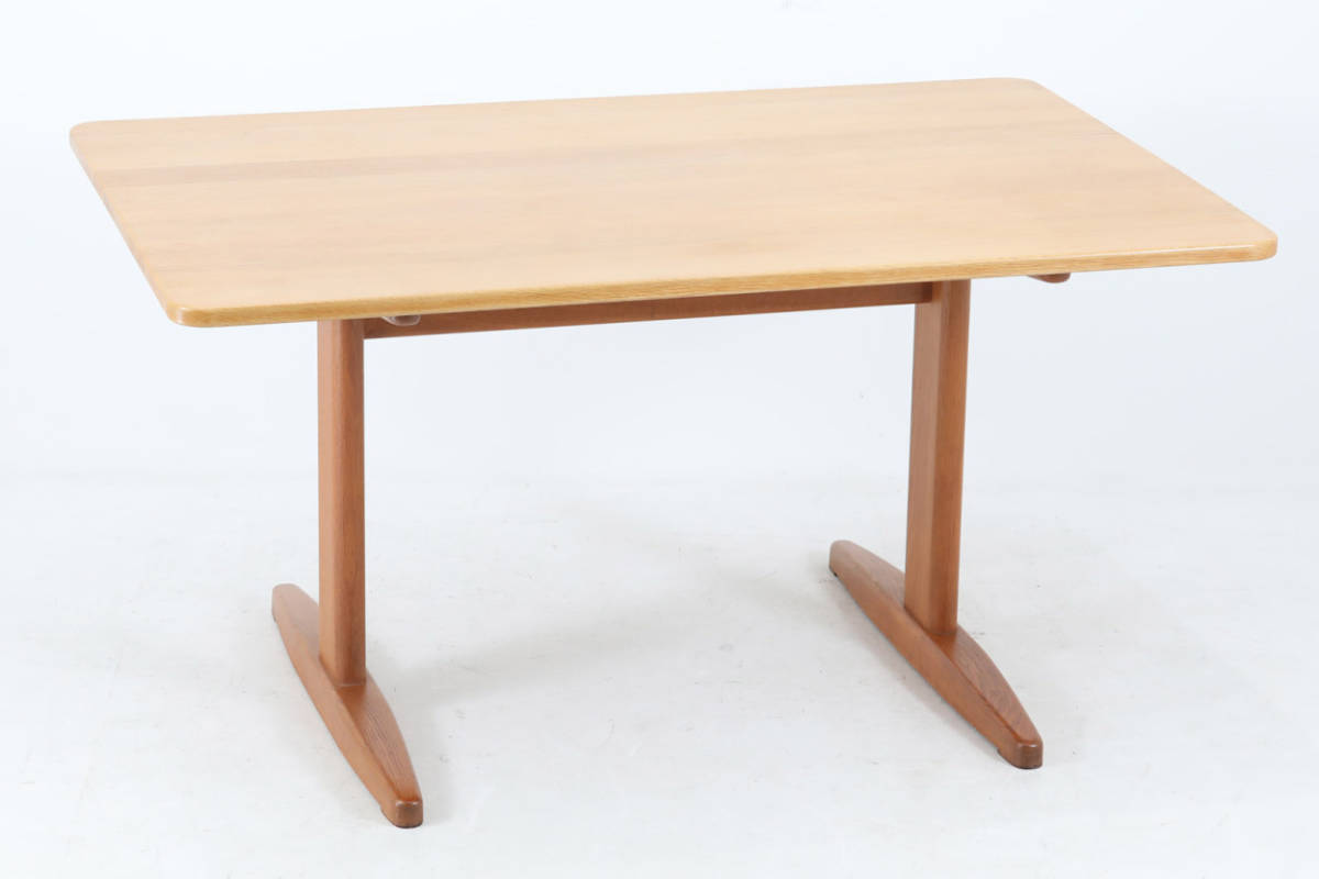 [KU] デンマーク製　Borge Mogensen(ボーエ・モーエンセン)　ダイニングテーブル　オーク無垢材　幅140cm_画像3