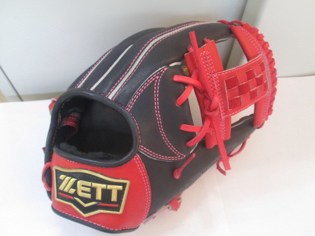 ♪タグ付き 新品 ZETT PROSTATUS 軟式 野球 遊撃手・二塁手用 グラブ ZORDER02 ORDER カラー1900N サイズ4 ゼット プロステイタス グローブ
