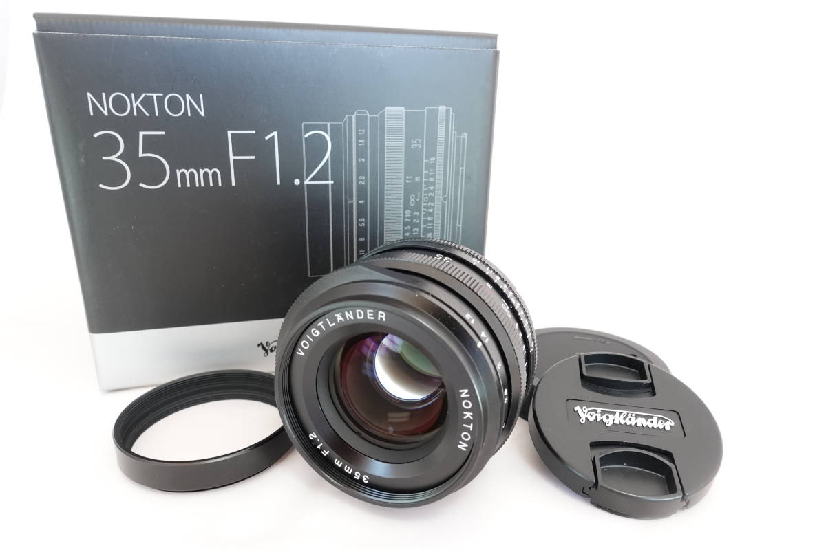 ★☆極上美品 フォクトレンダー Voigtlander ノクトン NOKTON 35mm F1.2 X-mount フジフィルム FUJIFILM 富士フィルム 元箱付 #43☆★_画像1