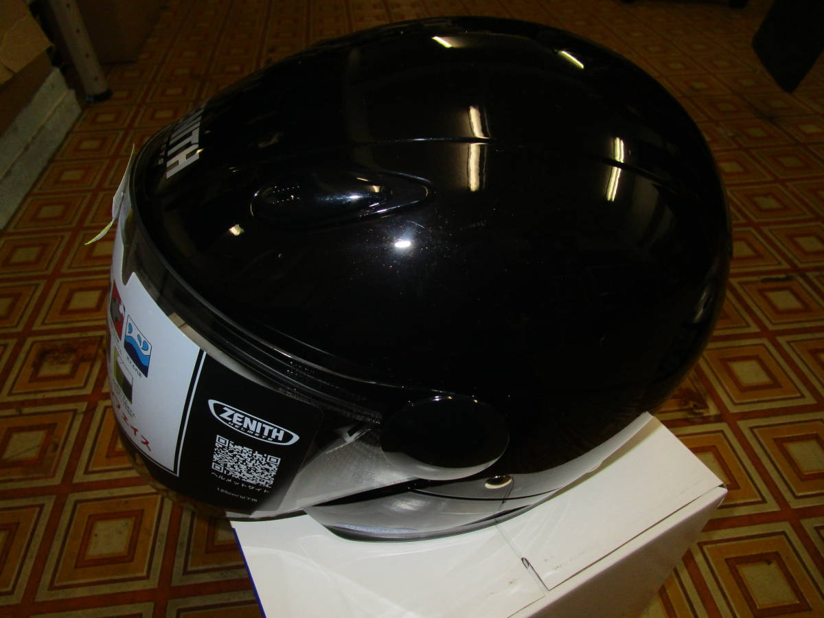 ヤマハ　ジェット型ヘルメット　SF-7Ⅱリーウィンズ　新品未使用　メタルブラック　　フリーサイズ_画像2