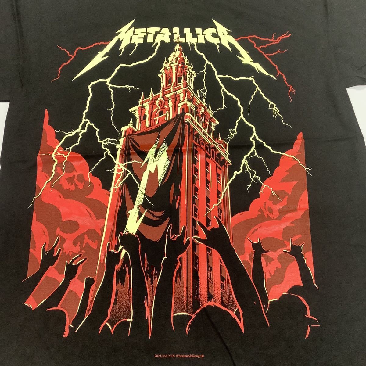 SR11B1. バンドTシャツ Lサイズ　METALLICA ⑨ メタリカ_画像2