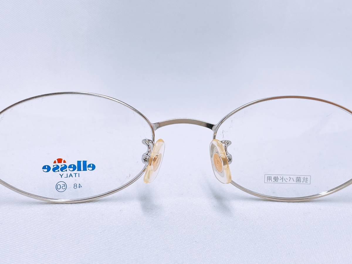 A470 新品 未使用 メガネ 眼鏡 メガネフレーム ★ ellesse　エレッセ ★　抗菌パッド　国産　日本製　男性 女性 メンズ レディース_画像5