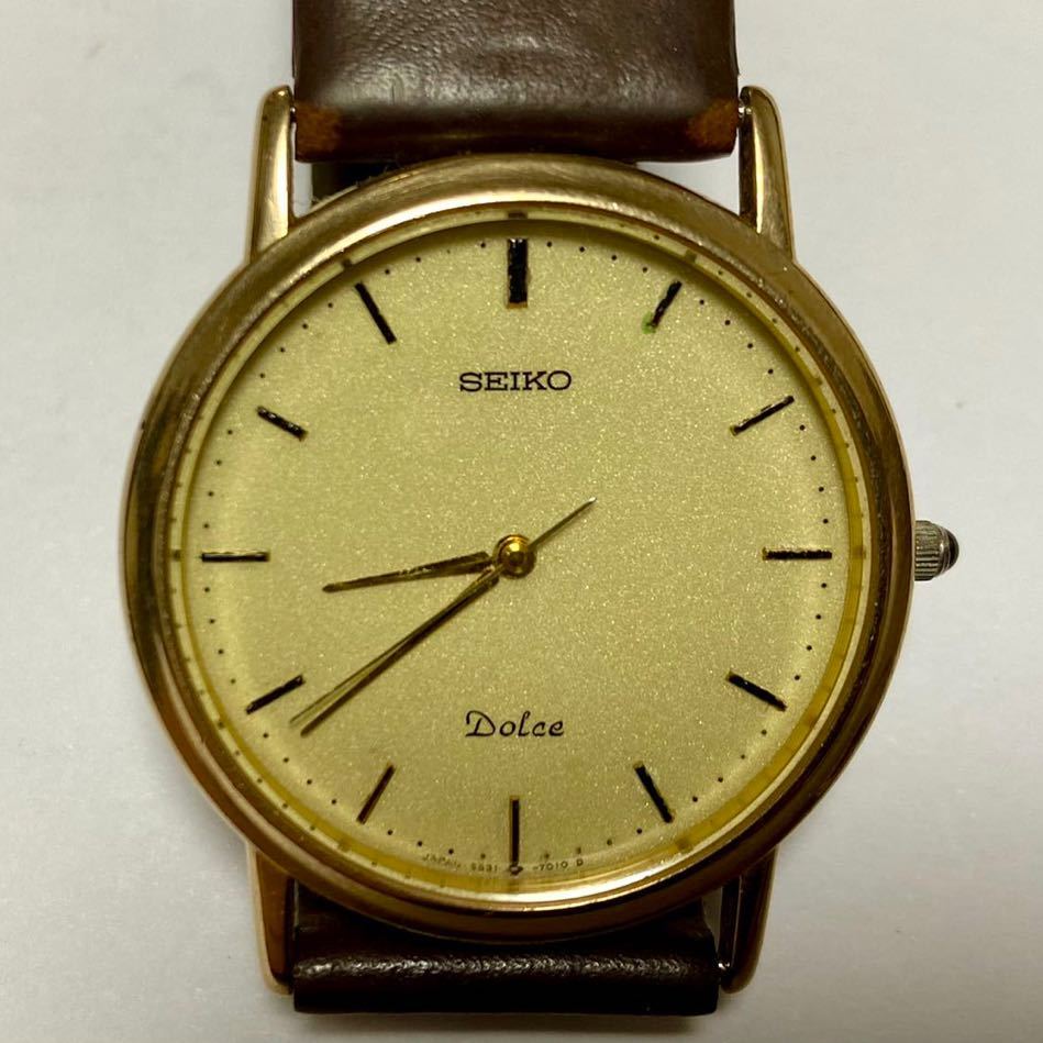 ヤフオク! - SEIKO DOLCE セイコードルチェ メンズ腕時計 ク...