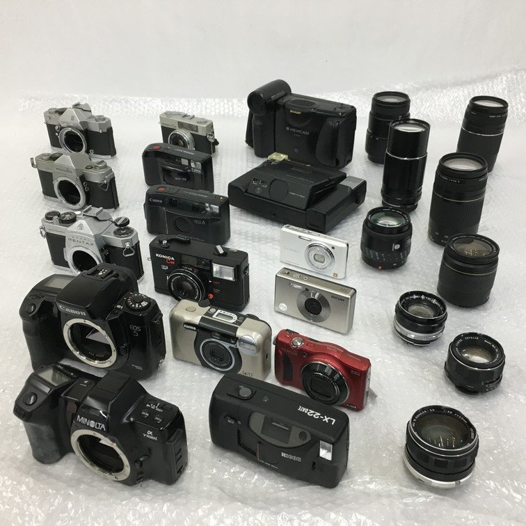 AKAD1030】カメラ・レンズ ジャンクおまとめ ASAHI PENTAX SP Canon