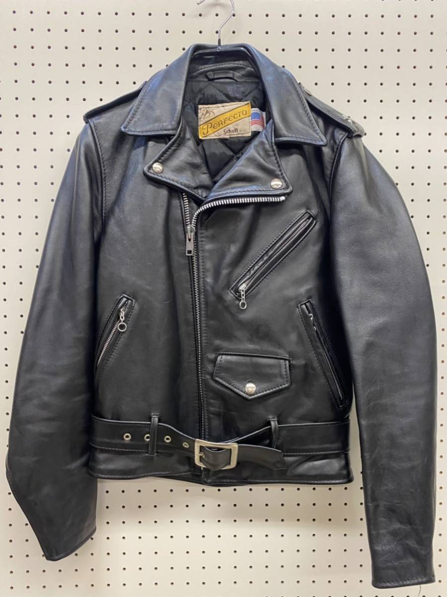 NEW vintage レディース 12 ライナー付き schott ライダース 最新の激安