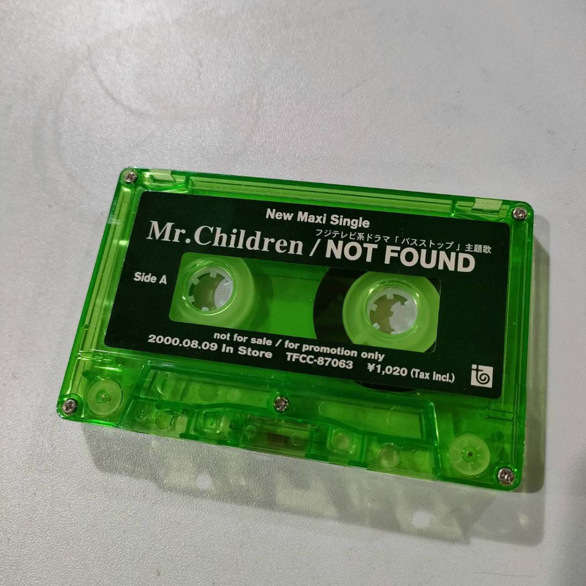 レア 非売品 サンプル カセットテープ Mr.Children NOT FOUND 2000年 
