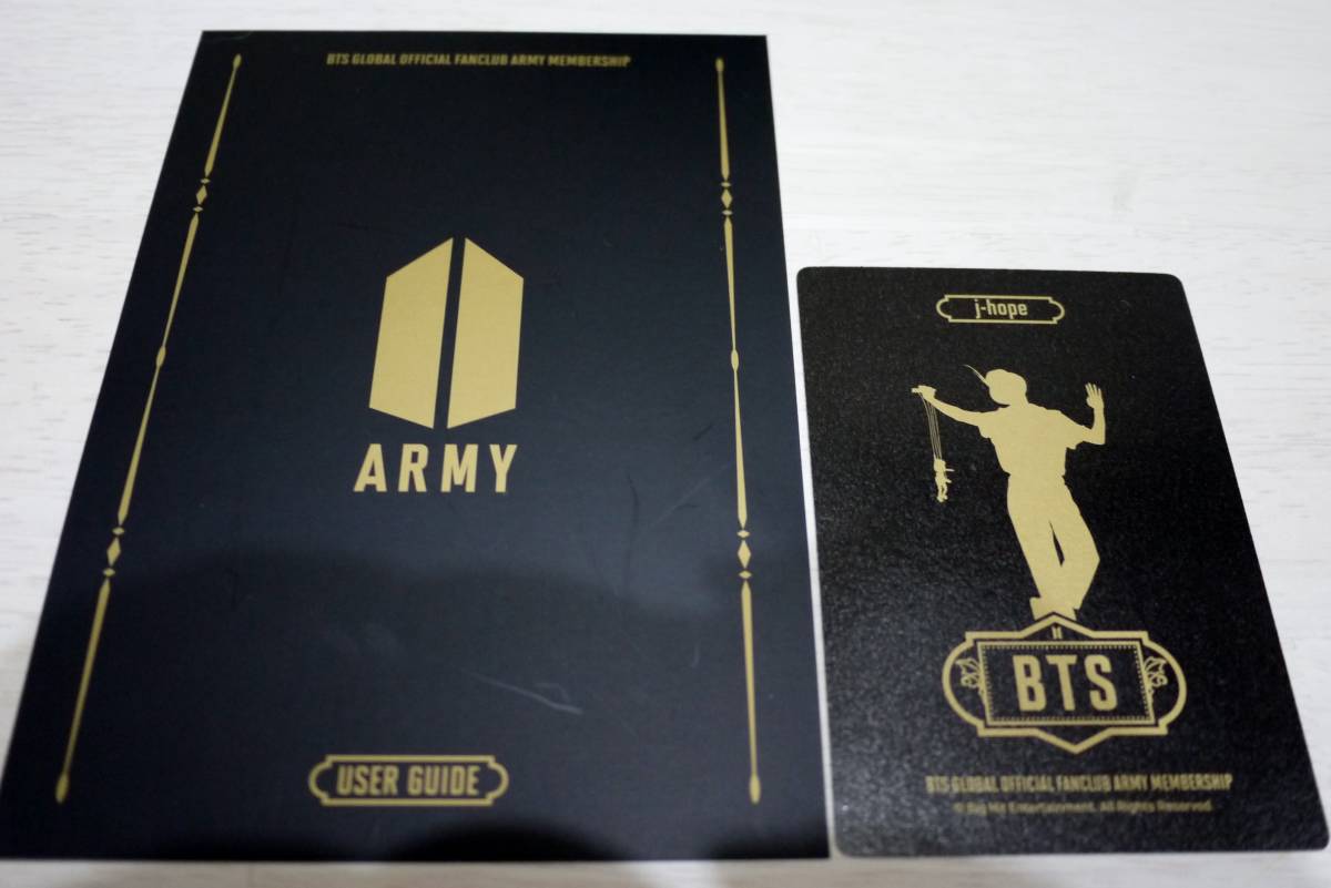 BTS　ARMY MEMBERSHIP KIT　7期　トレカ　「J-HOPE」　会員特典　公式　非売品　新品　ミニフォト　防弾少年団　ホビ　ホソク_画像2