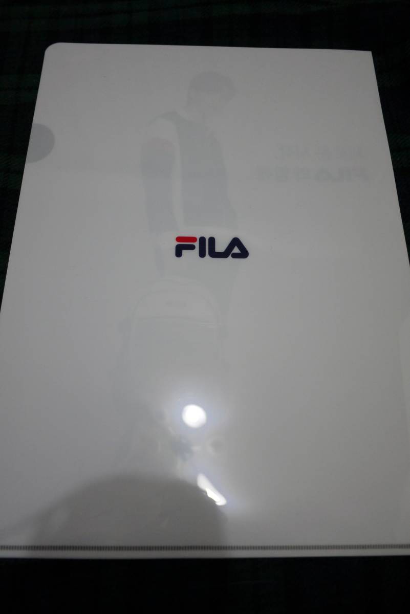 BTS クリアファイル 「J-HOPE」 FILA コラボ 購入時特典 非売品 新品 防弾少年団 ホビ ホソク A4サイズ  激レアの画像3
