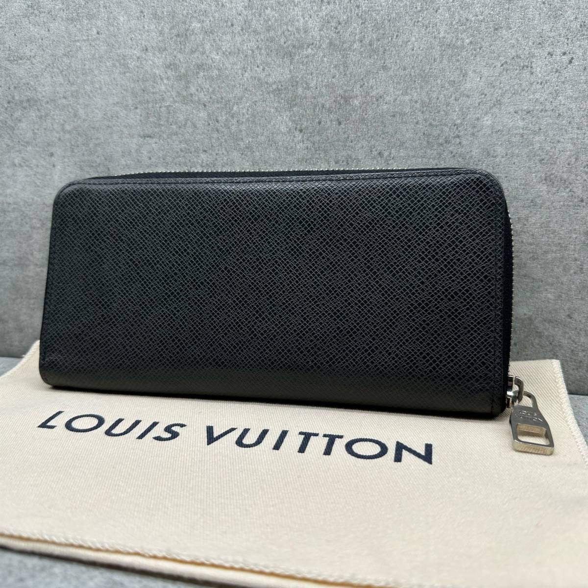 ★美品★ルイヴィトン LOUIS VUITTON タイガ 長財布 ジッピーウォレット ヴェルティカル 本物保証