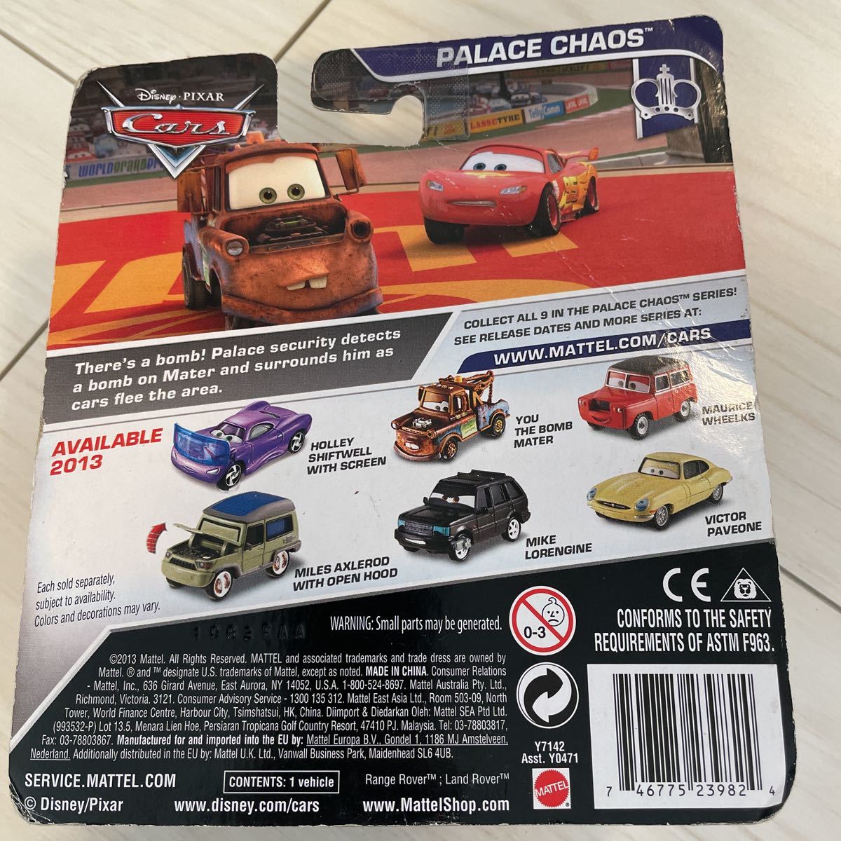 マテル カーズ MAURICE WHEELKS モーリス イギリス ロンドン MATTEL CARS ミニカー キャラクター カー_画像2