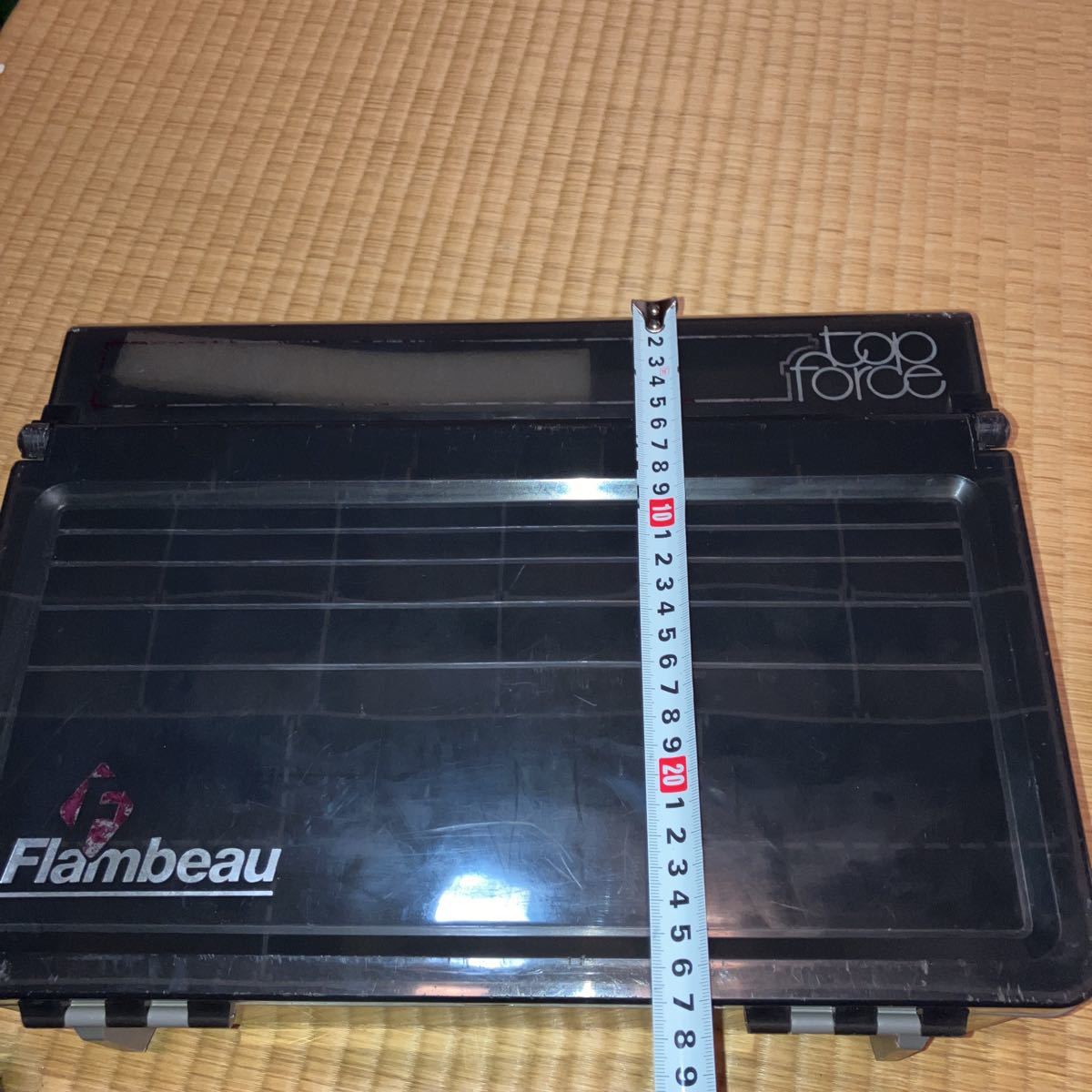 タックルボックス FLAMBEAU 7680 2段 比較的きれいです。 欠損部品なし 仕切り全部あります。の画像10