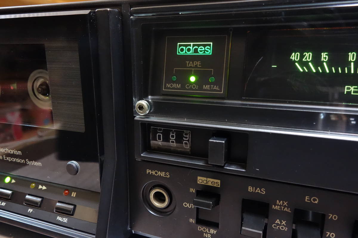 東芝 Aurex カセットデッキ PC-X66AD ベルト交換 動作品ですが訳 東芝 Aurex カセットデッキ PC-X66AD ベルト交換 動作品ですが訳
