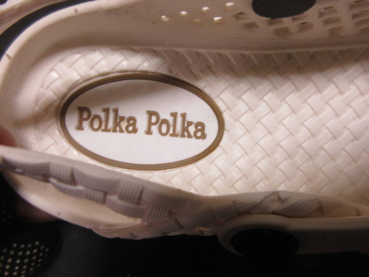 【8～50-5】 Polka Polka ★白色　バックストラップ編み状　レディース　S　№倉.定510_画像2