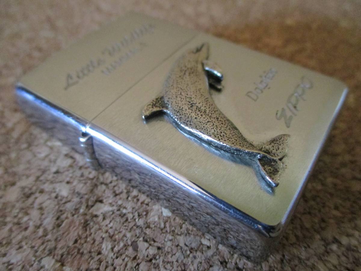 ZIPPO 『Little Wildlife MAMMALS Dolphin』1998年10月製造 イルカ