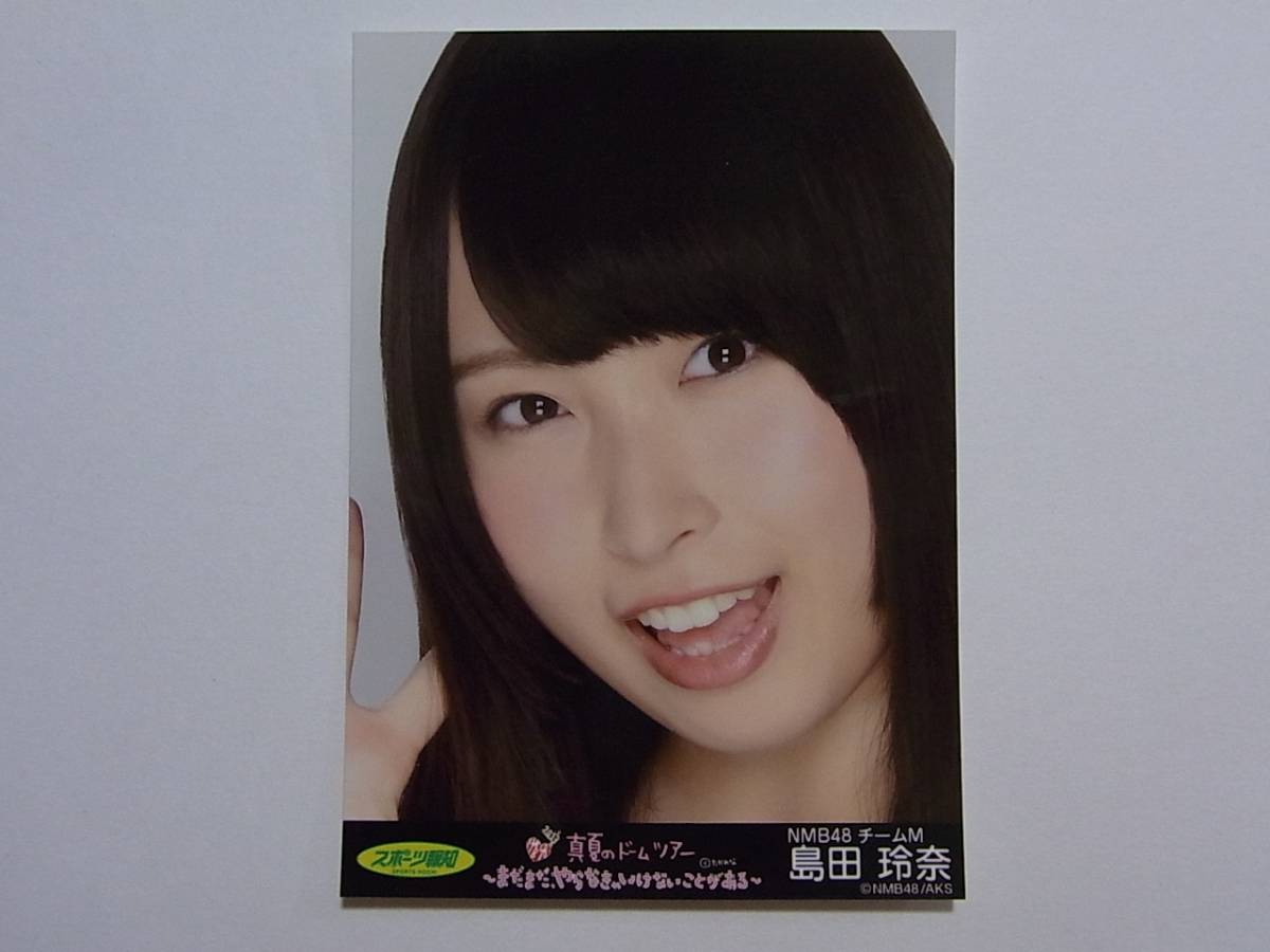 NMB48 島田玲奈「真夏のドームツアー」パンフレット 特典生写真★AKB48_画像1