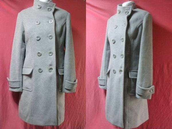 USED &by Pinky&Dianne coat size 38 gray 