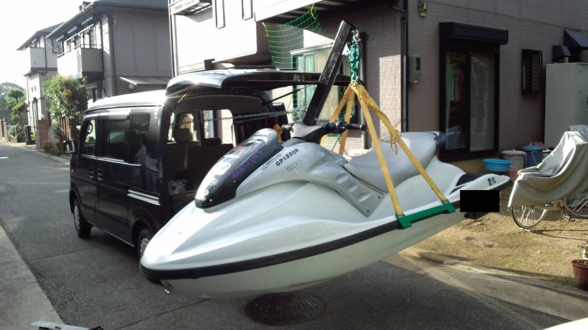 ☆ジェット ＆トレーラルボート専用の電動ヒッチクレーン