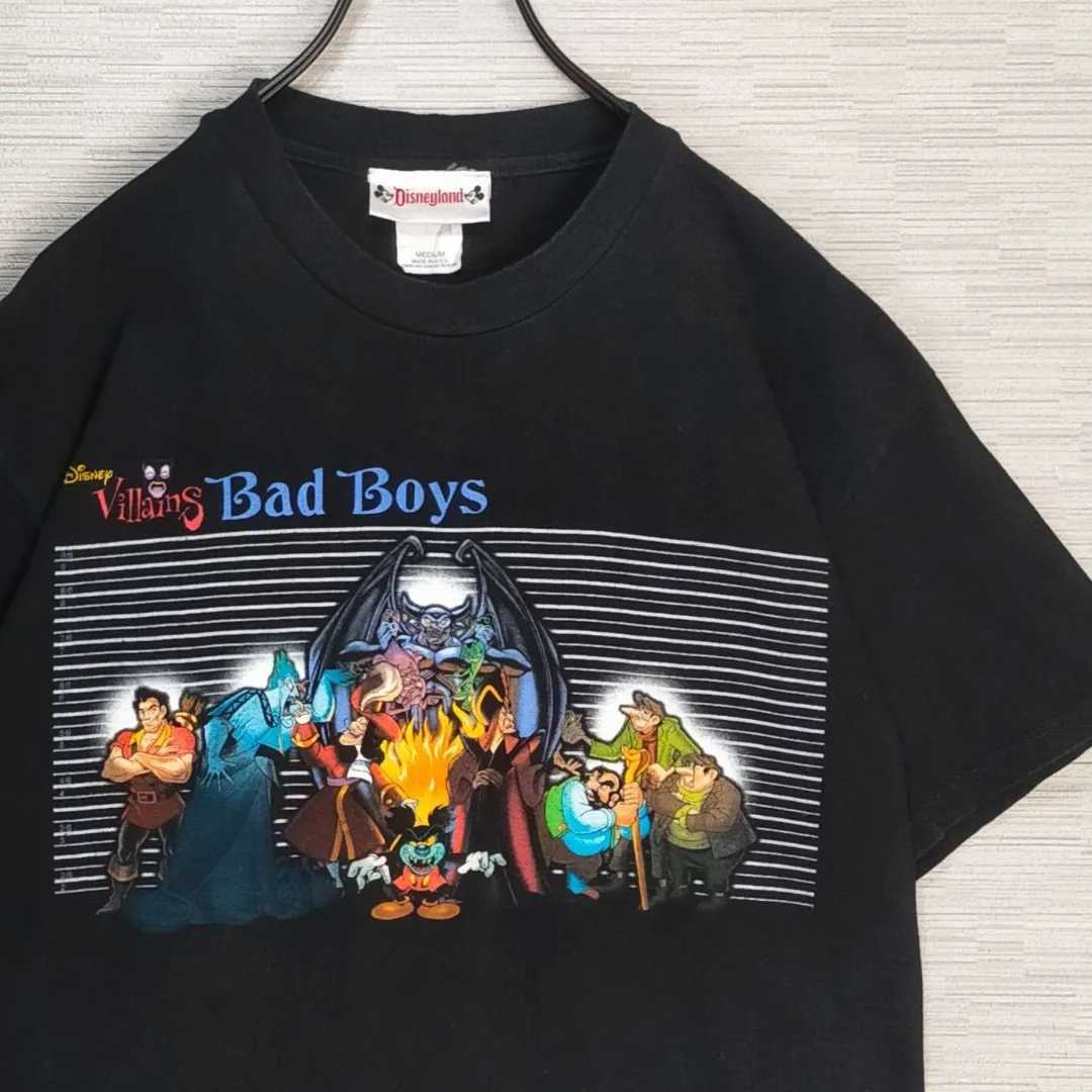 希少 Disney バッドボーイズ ヴィランズ Bad Boyz Tシャツ ディズニー