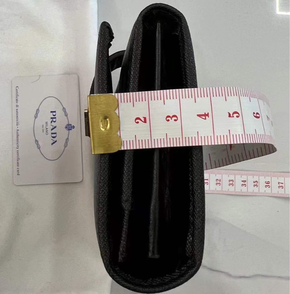 プラダ PRADA 長財布 ブラック カラー ブラック サイズ 画像参考 付属